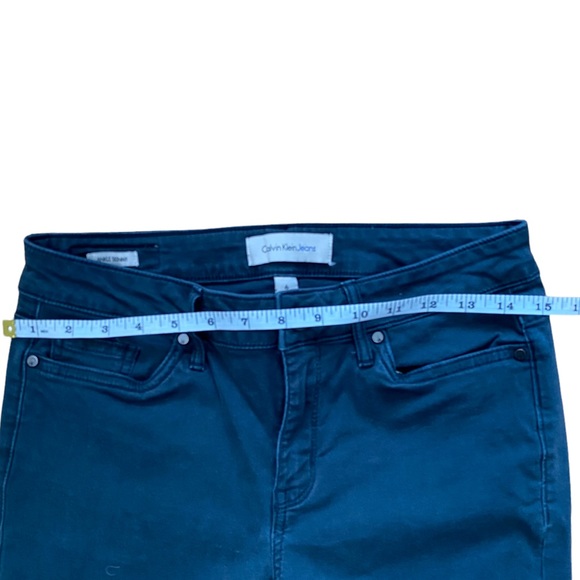 Calvin Klein Jeans Casual Winter‎ Preppy Holiday Chic Ankle Skinny Denim Jeans - Picture 9 of 10